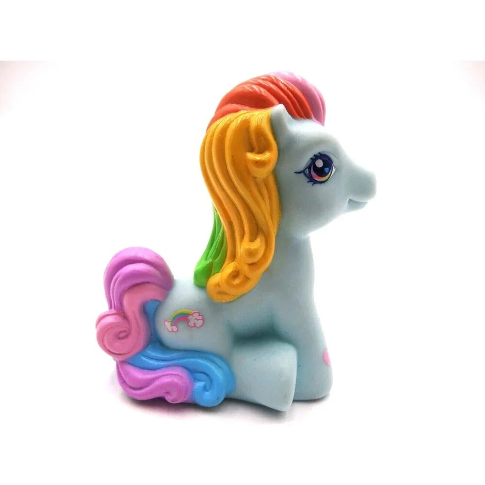 My Little Pony MLP Hasbro DecoPac Inc. Sitting Rainbow Dash Figure G3‎ MLP 2004